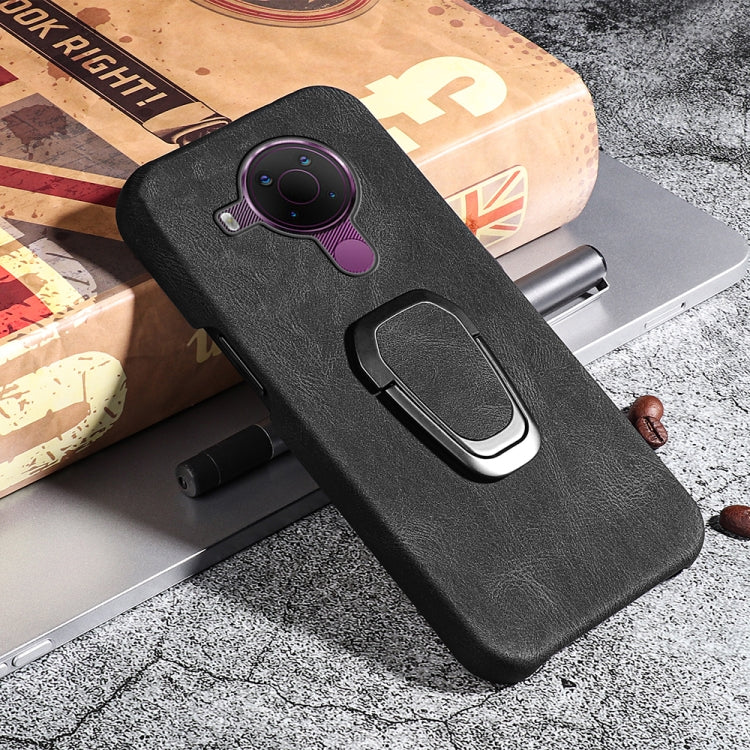 For Nokia 5.4 Ring Holder PU Phone Case