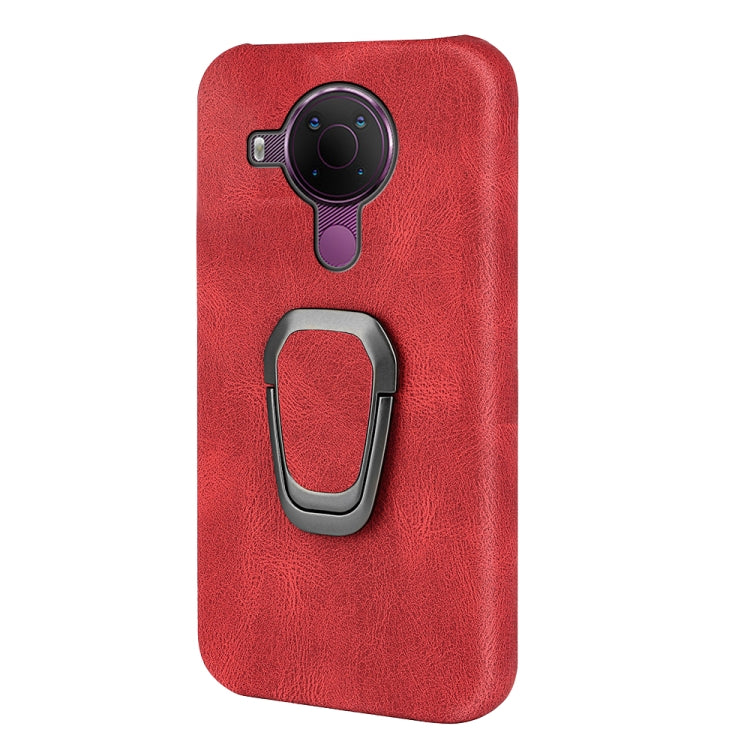 For Nokia 5.4 Ring Holder PU Phone Case