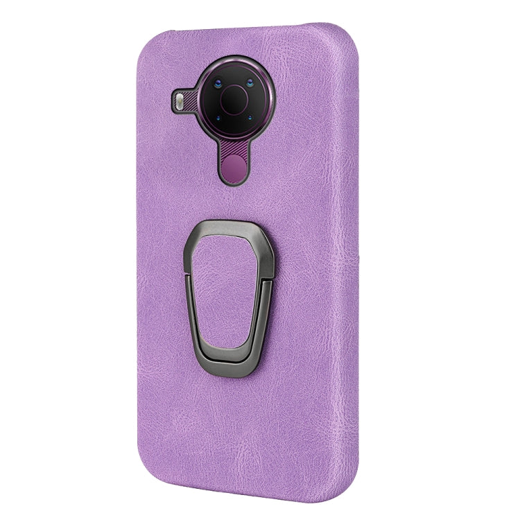 For Nokia 5.4 Ring Holder PU Phone Case