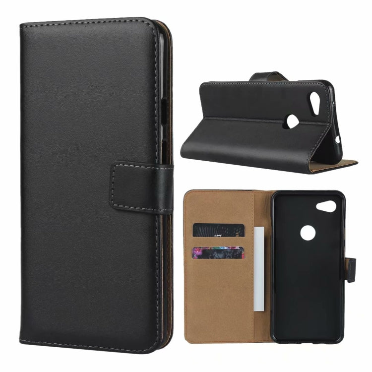 Horizontal Flip Leather Case for for Google Pixel 3A XL , with Magnetic Buckle & Holder & Card Slots & Wallet(Black)