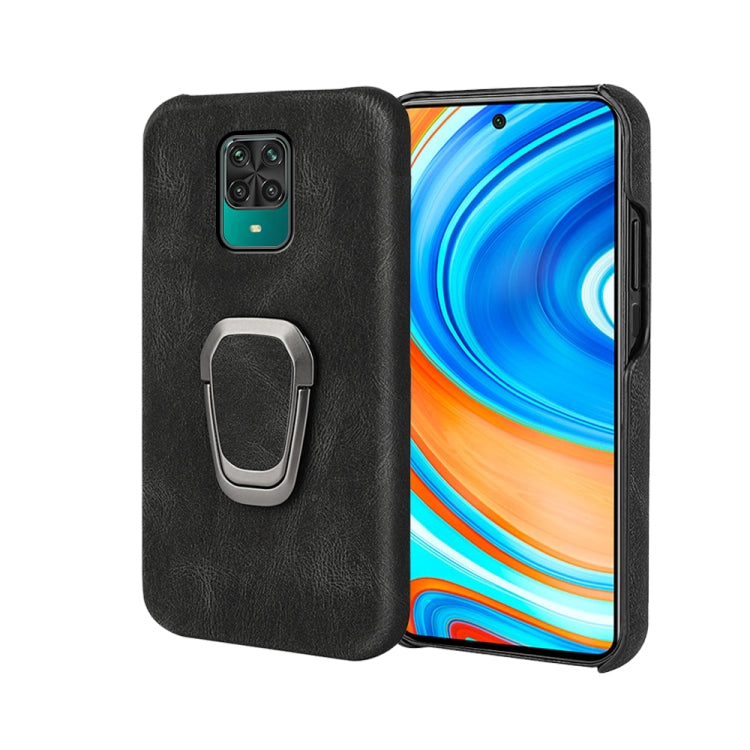 Ring Holder PU Phone Case For Xiaomi Redmi Note 9 Pro / Note 9S / Note 9 Pro Max / Poco M2 Pro