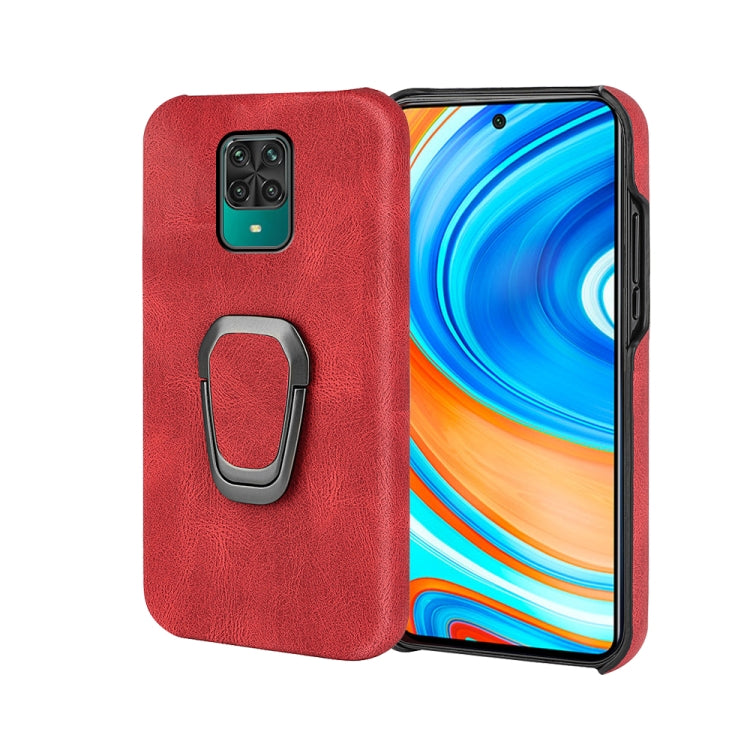 Ring Holder PU Phone Case For Xiaomi Redmi Note 9 Pro / Note 9S / Note 9 Pro Max / Poco M2 Pro