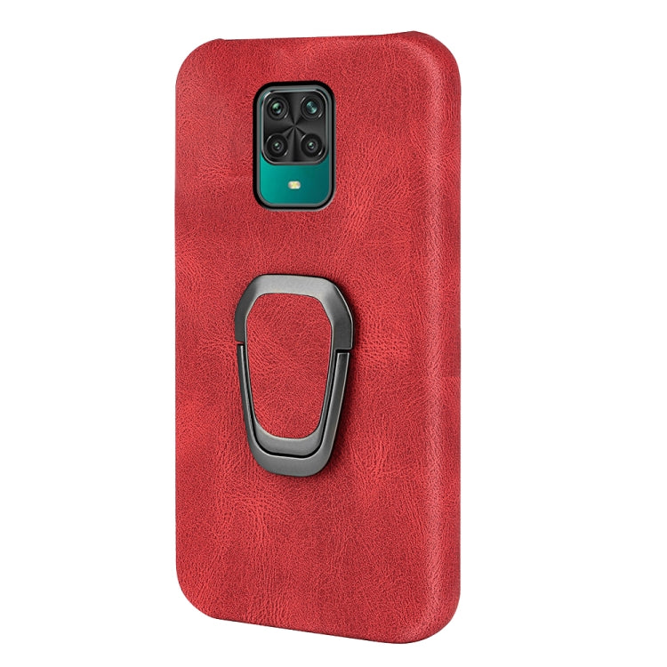 Ring Holder PU Phone Case For Xiaomi Redmi Note 9 Pro / Note 9S / Note 9 Pro Max / Poco M2 Pro