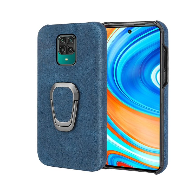 Ring Holder PU Phone Case For Xiaomi Redmi Note 9 Pro / Note 9S / Note 9 Pro Max / Poco M2 Pro