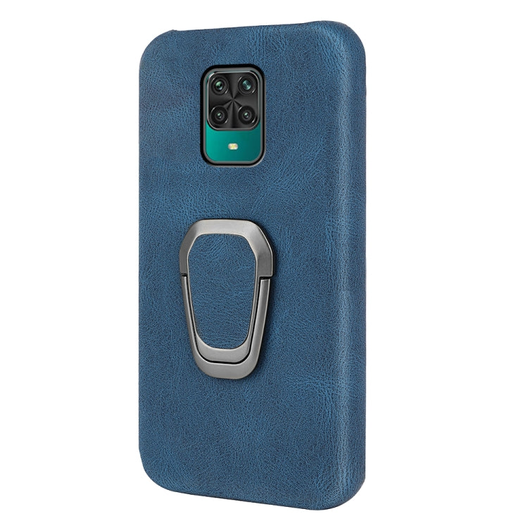 Ring Holder PU Phone Case For Xiaomi Redmi Note 9 Pro / Note 9S / Note 9 Pro Max / Poco M2 Pro