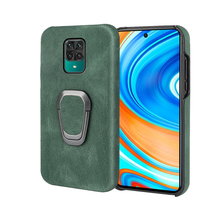 Ring Holder PU Phone Case For Xiaomi Redmi Note 9 Pro / Note 9S / Note 9 Pro Max / Poco M2 Pro