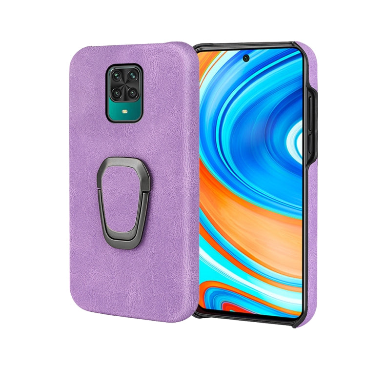 Ring Holder PU Phone Case For Xiaomi Redmi Note 9 Pro / Note 9S / Note 9 Pro Max / Poco M2 Pro