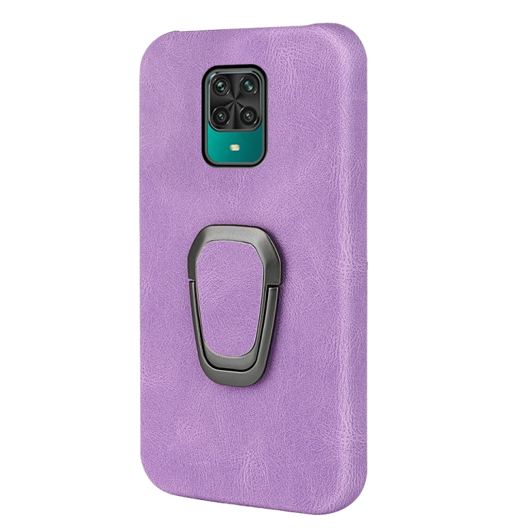 Ring Holder PU Phone Case For Xiaomi Redmi Note 9 Pro / Note 9S / Note 9 Pro Max / Poco M2 Pro