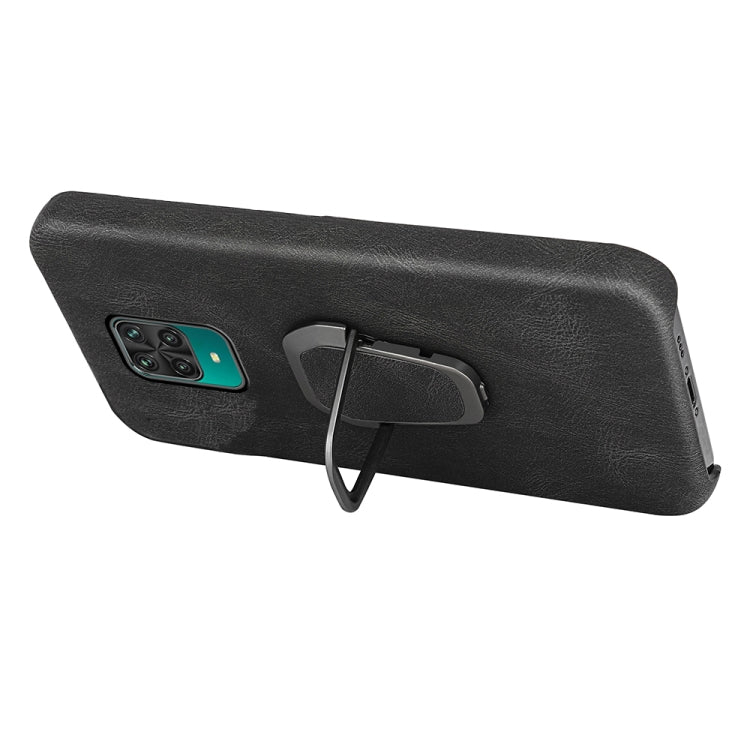 Ring Holder PU Phone Case For Xiaomi Redmi Note 9 Pro / Note 9S / Note 9 Pro Max / Poco M2 Pro