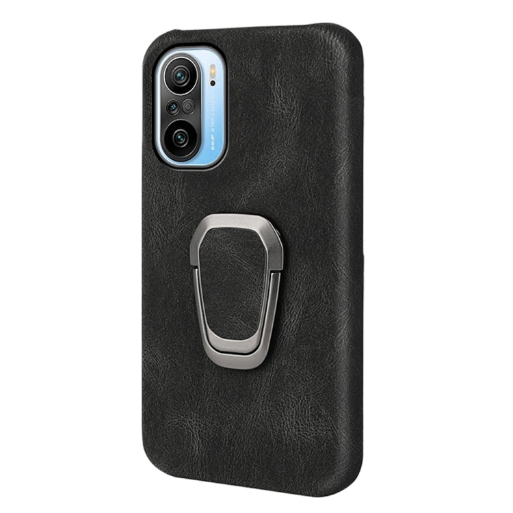 Ring Holder PU Phone Case For Xiaomi Redmi K40 / K40 Pro / K40 Pro+ / Poco F3 / Mi 11i / Mi 11X Pro / Mi 11X