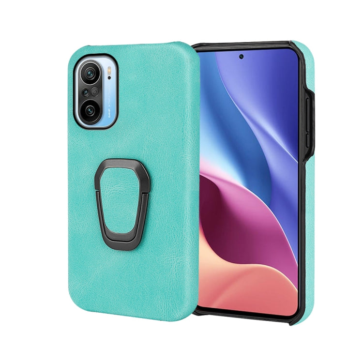 Ring Holder PU Phone Case For Xiaomi Redmi K40 / K40 Pro / K40 Pro+ / Poco F3 / Mi 11i / Mi 11X Pro / Mi 11X