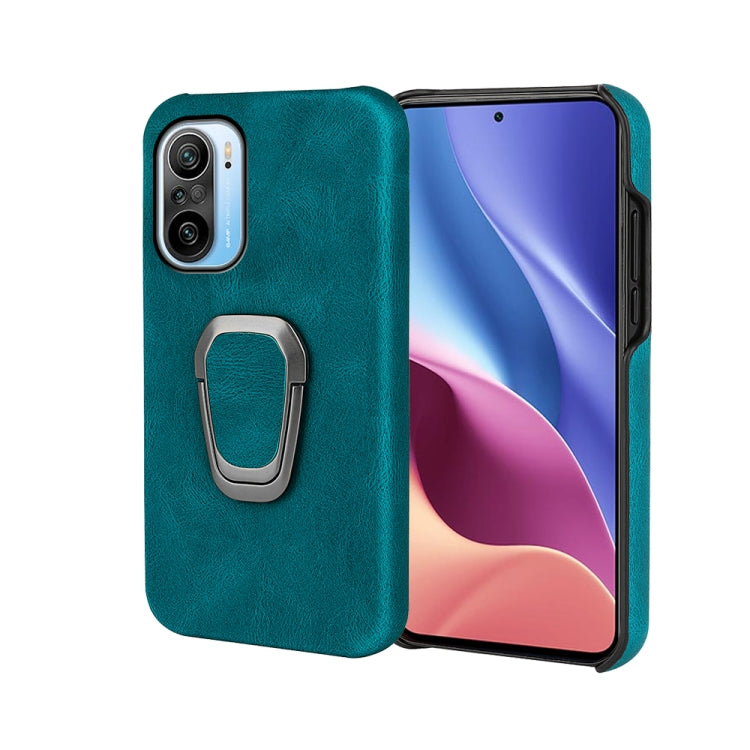 Ring Holder PU Phone Case For Xiaomi Redmi K40 / K40 Pro / K40 Pro+ / Poco F3 / Mi 11i / Mi 11X Pro / Mi 11X