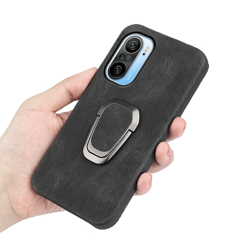 Ring Holder PU Phone Case For Xiaomi Redmi K40 / K40 Pro / K40 Pro+ / Poco F3 / Mi 11i / Mi 11X Pro / Mi 11X