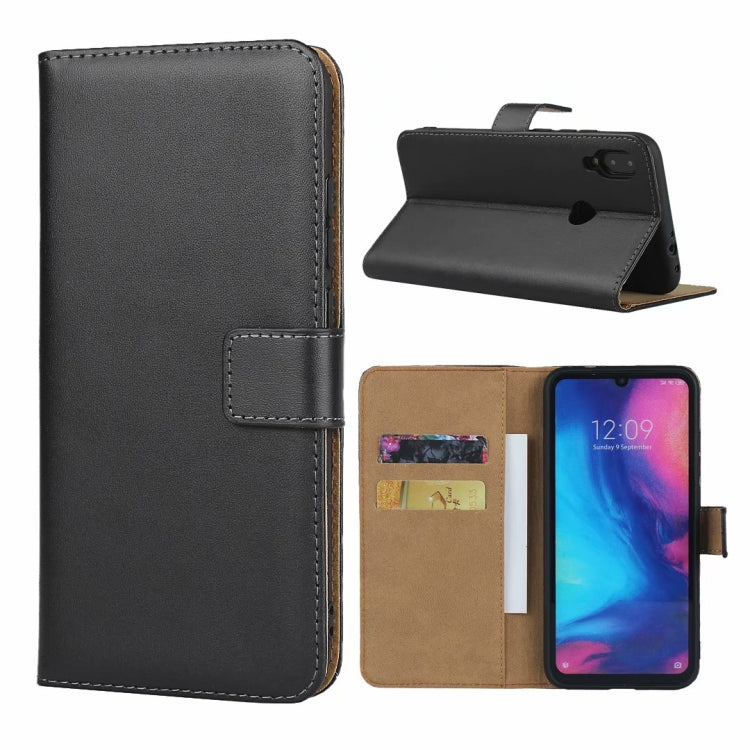 Horizontal Flip Leather Case for Xiaomi Redmi Note 7, with Magnetic Buckle & Holder & Card Slots & Wallet(Black)