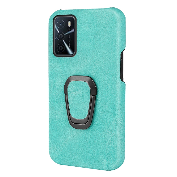 Ring Holder PU Phone Case For OPPO A16 / A16S / A54S