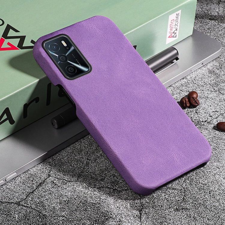 Ring Holder PU Phone Case For OPPO A16 / A16S / A54S