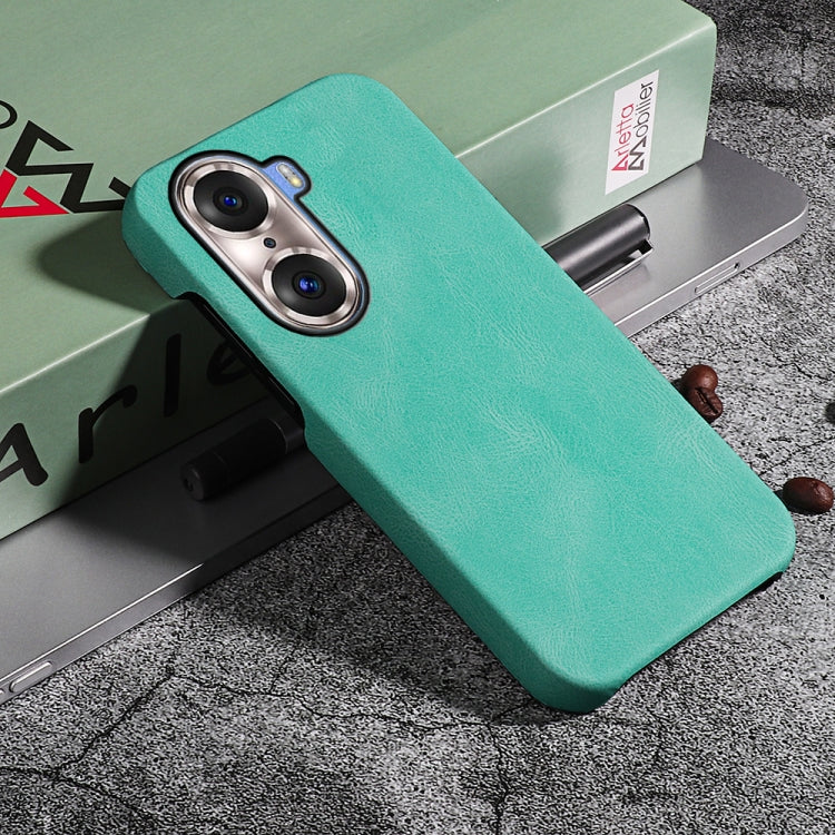 Ring Holder PU Phone Case For Honor 60 Pro