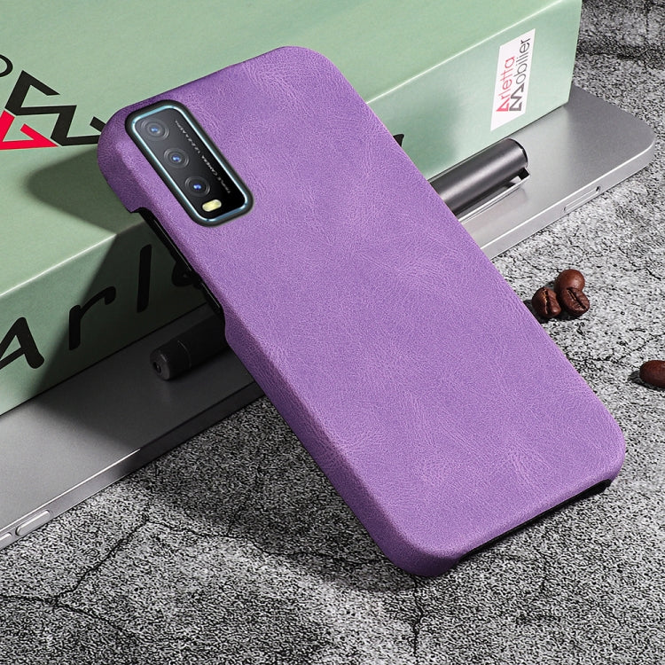 Ring Holder PU Phone Case For vivo Y12S 2021 / Y20 India / Y11S / Y20i / Y20S / Y30