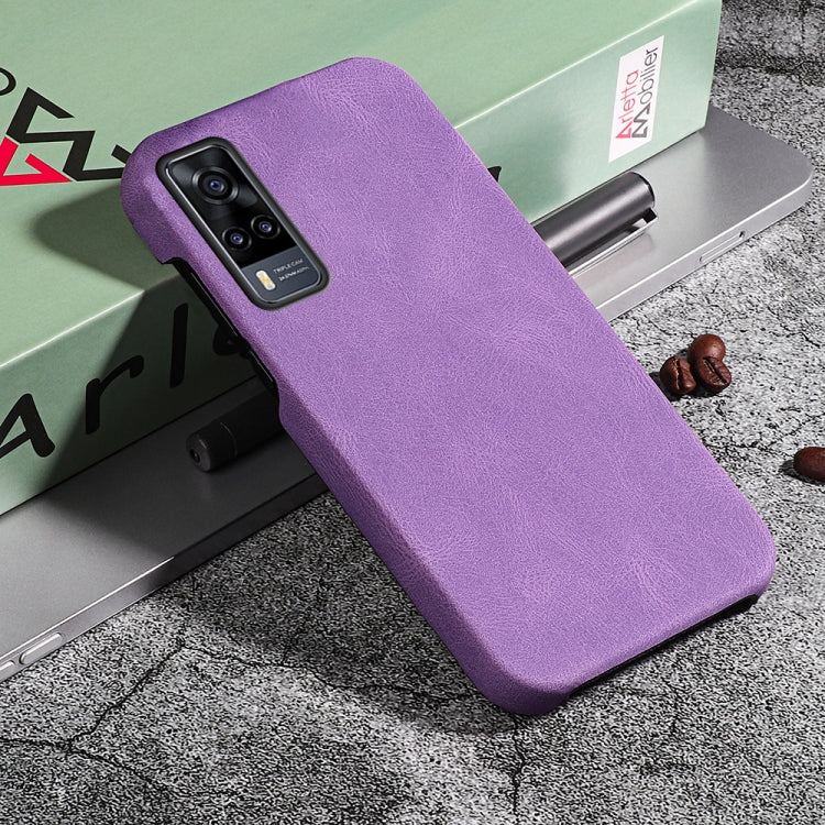 Ring Holder PU Phone Case For vivo Y31/ Y51 2020 India