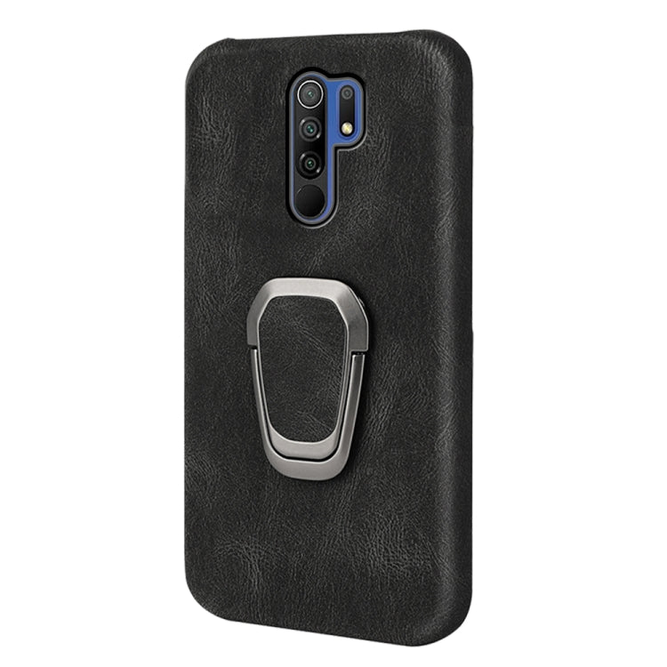 Ring Holder PU Phone Case For Xiaomi Redmi 9 / Redmi 9 Prime / Poco M2