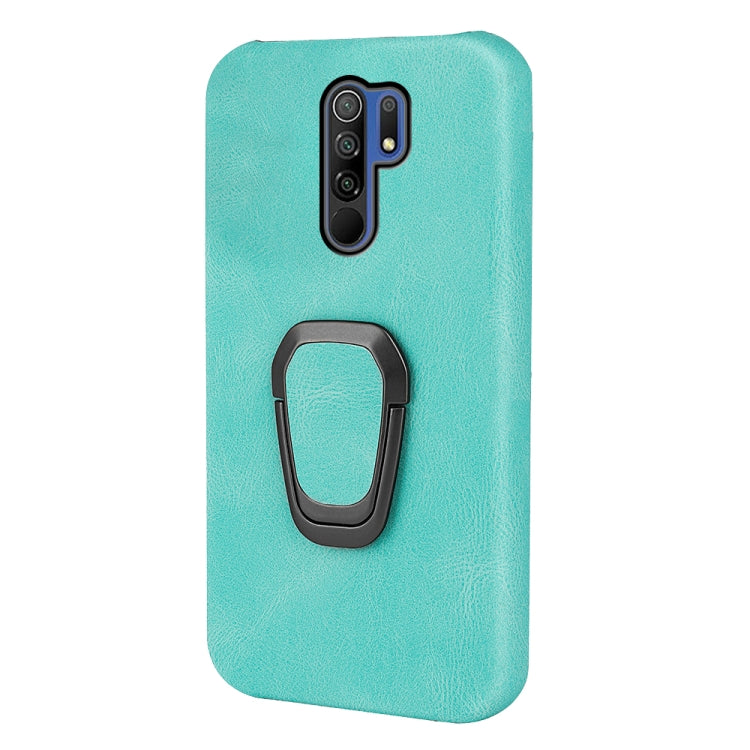 Ring Holder PU Phone Case For Xiaomi Redmi 9 / Redmi 9 Prime / Poco M2