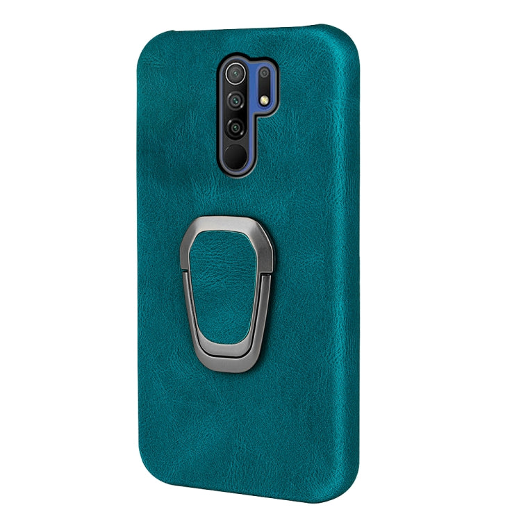 Ring Holder PU Phone Case For Xiaomi Redmi 9 / Redmi 9 Prime / Poco M2