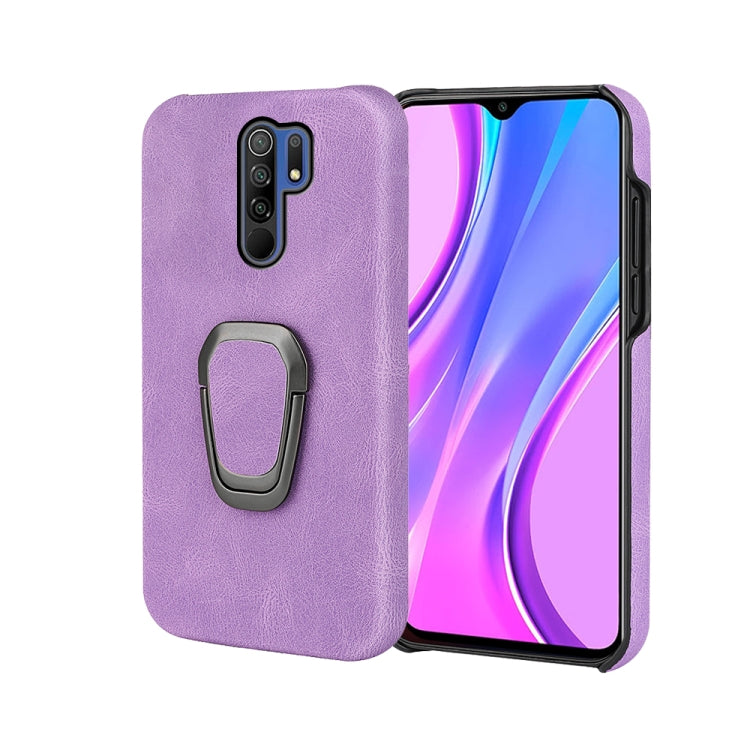 Ring Holder PU Phone Case For Xiaomi Redmi 9 / Redmi 9 Prime / Poco M2