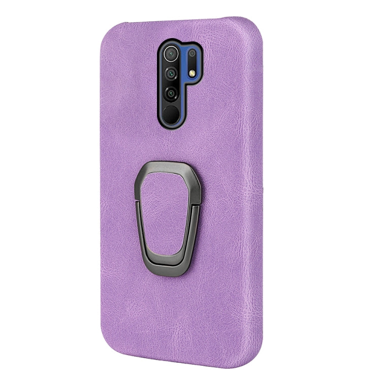Ring Holder PU Phone Case For Xiaomi Redmi 9 / Redmi 9 Prime / Poco M2