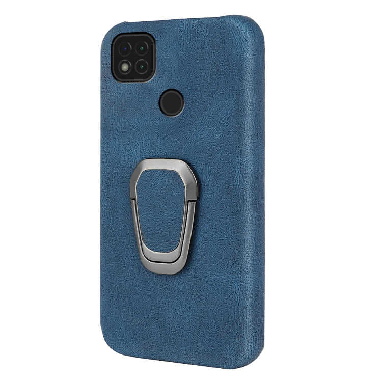 Ring Holder PU Phone Case For Xiaomi Redmi 9C / Redmi 9 India / Redmi 9C NFC / Poco C3