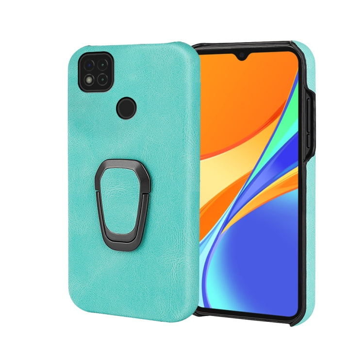 Ring Holder PU Phone Case For Xiaomi Redmi 9C / Redmi 9 India / Redmi 9C NFC / Poco C3