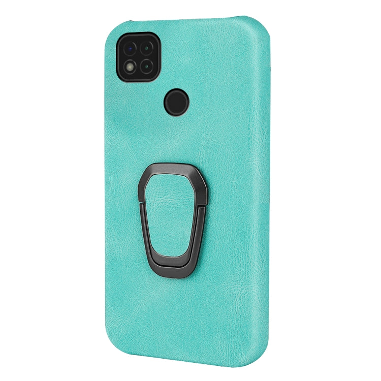 Ring Holder PU Phone Case For Xiaomi Redmi 9C / Redmi 9 India / Redmi 9C NFC / Poco C3