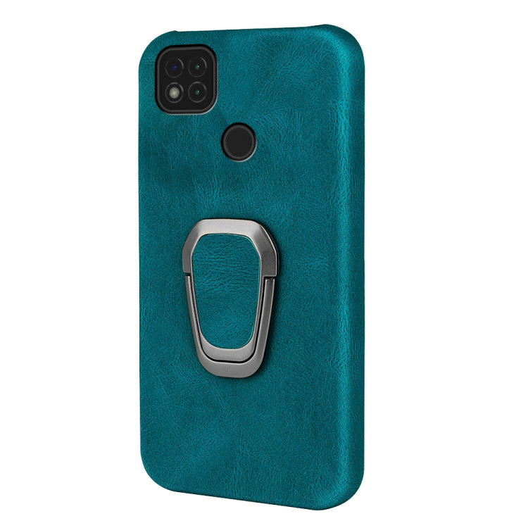 Ring Holder PU Phone Case For Xiaomi Redmi 9C / Redmi 9 India / Redmi 9C NFC / Poco C3
