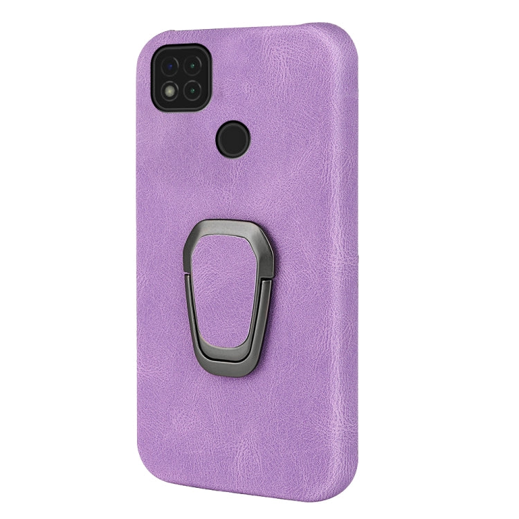Ring Holder PU Phone Case For Xiaomi Redmi 9C / Redmi 9 India / Redmi 9C NFC / Poco C3