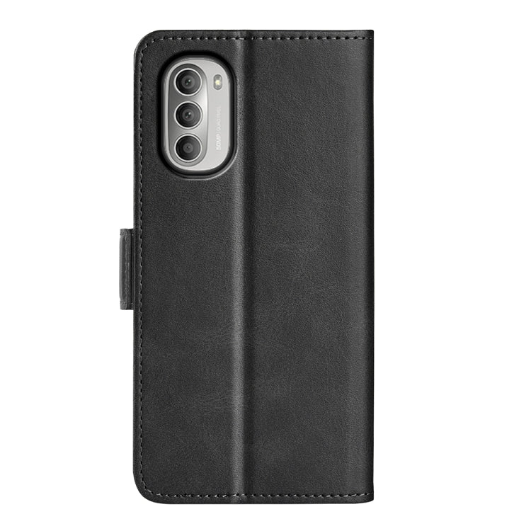 For Motorola Moto G51 5G Dual-side Magnetic Buckle Leather Phone Case