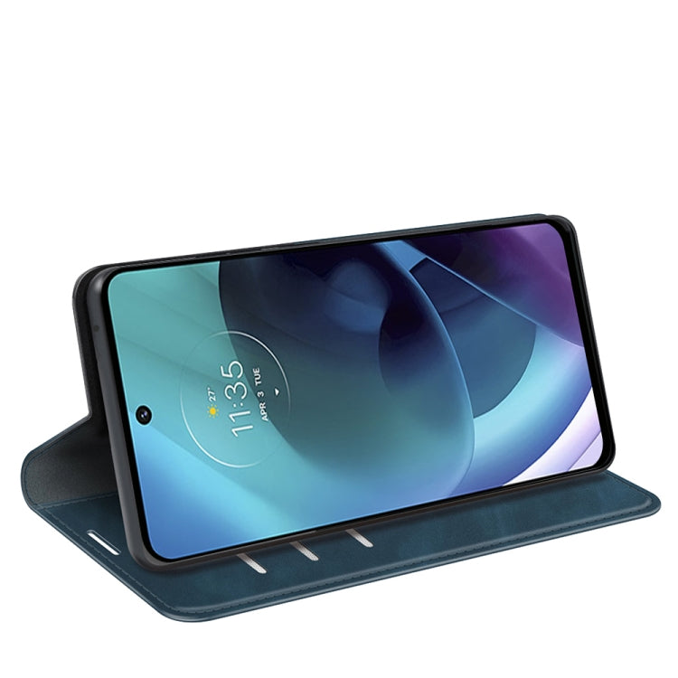 For Motorola Moto G51 5G Retro-skin Magnetic Suction Leather Phone Case
