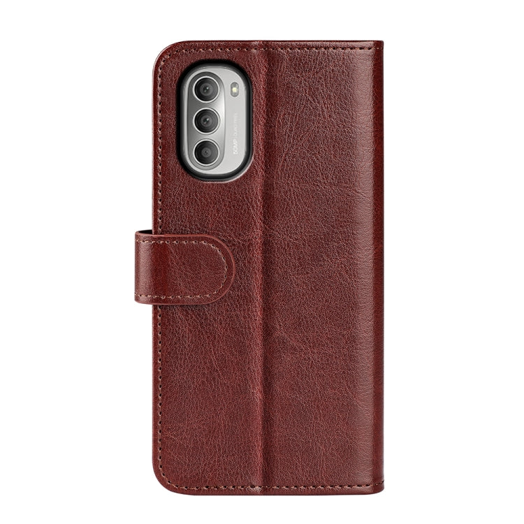 For Motorola Moto G51 5G R64 Texture Single Leather Phone Case