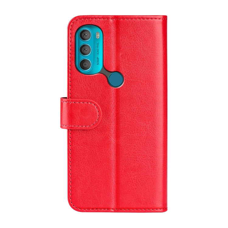 For Motorola Moto G71 5G R64 Texture Single Leather Phone Case