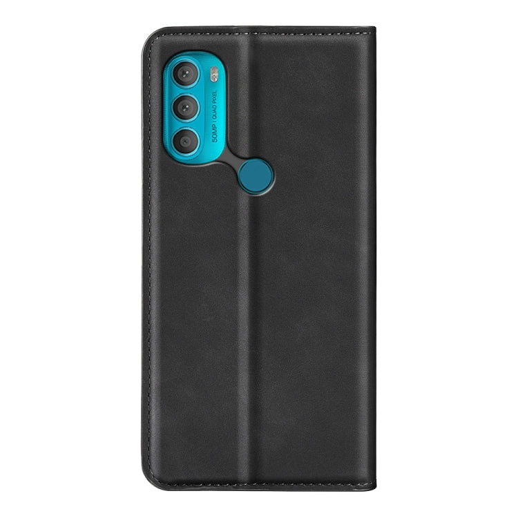 For Motorola Moto G71 5G Retro-skin Magnetic Suction Leather Phone Case