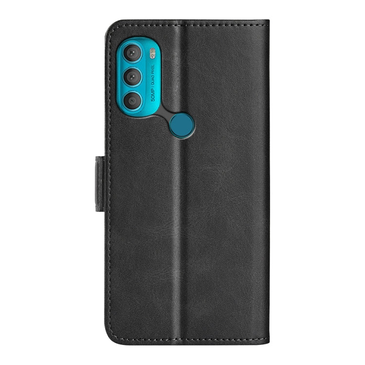 For Motorola Moto G71 5G Dual-side Magnetic Buckle Leather Phone Case