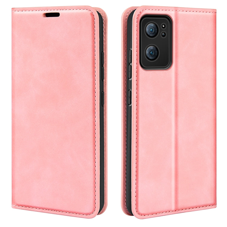 For OPPO Reno 7 5G Retro-skin Magnetic Suction Leather Phone Case