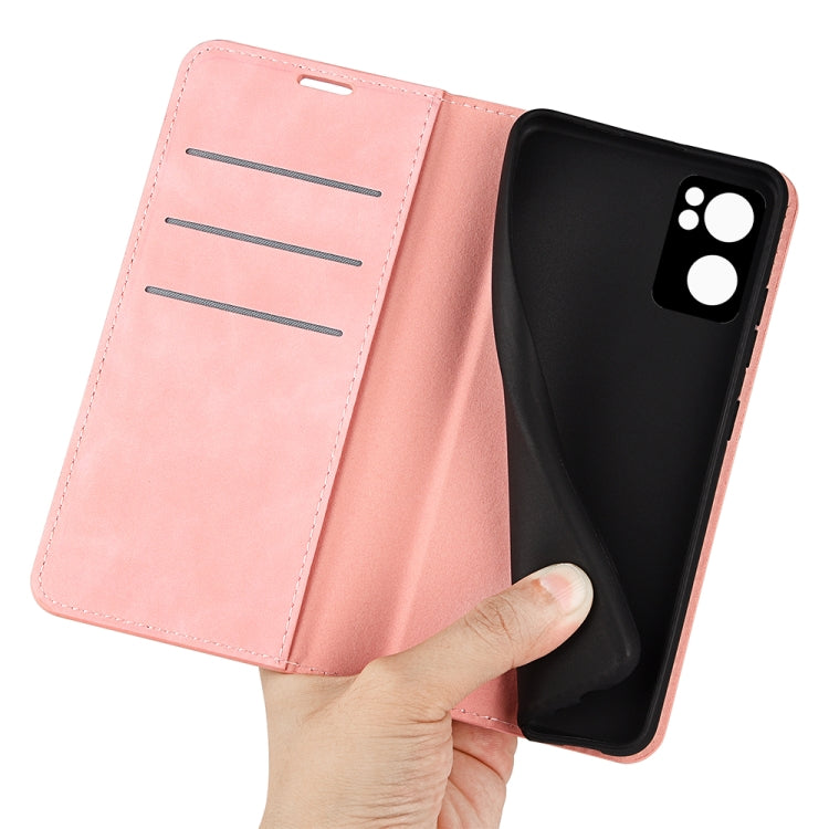 For OPPO Reno 7 5G Retro-skin Magnetic Suction Leather Phone Case