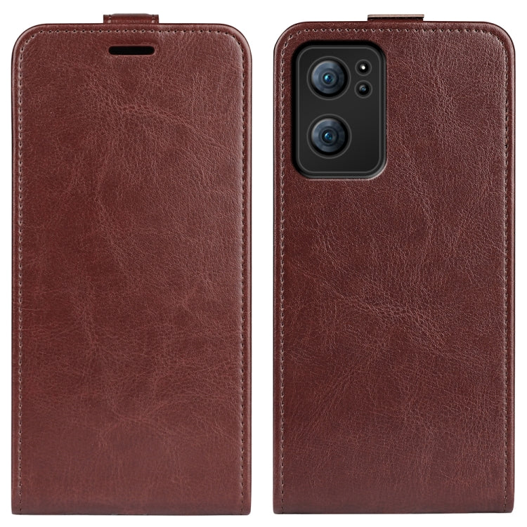 For OPPO Reno7 5G / Find X5 Lite R64 Texture Vertical Flip Leather Phone Case