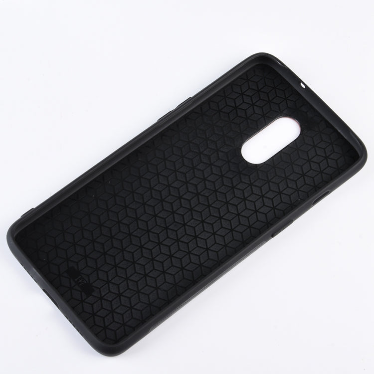 Shockproof Sheep Skin PC + PU + TPU Case for OnePlus 7(Blue)