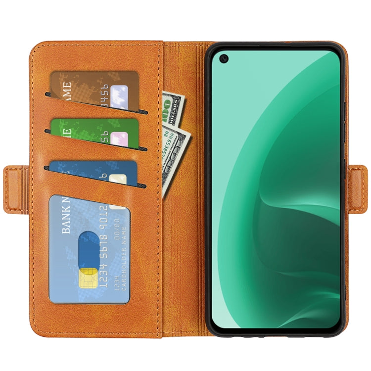 For OPPO A55S 5G Dual-side Magnetic Flip Leather Case