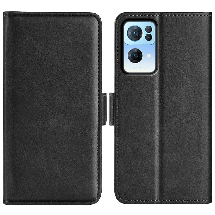 For OPPO Reno7 Pro 5G Dual-side Magnetic Flip Leather Case