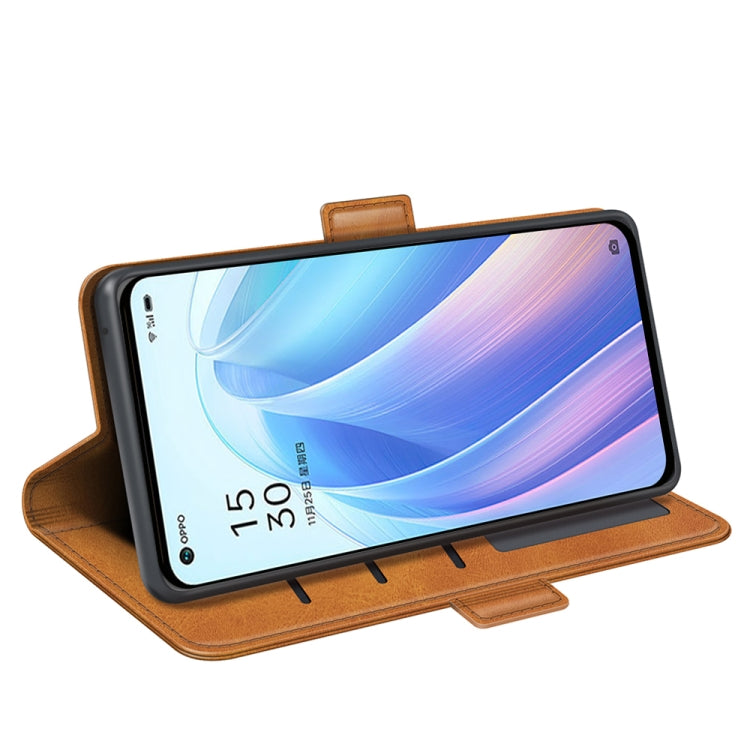 For OPPO Reno7 Pro 5G Dual-side Magnetic Flip Leather Case