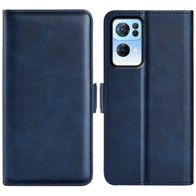 For OPPO Reno7 Pro 5G Dual-side Magnetic Flip Leather Case