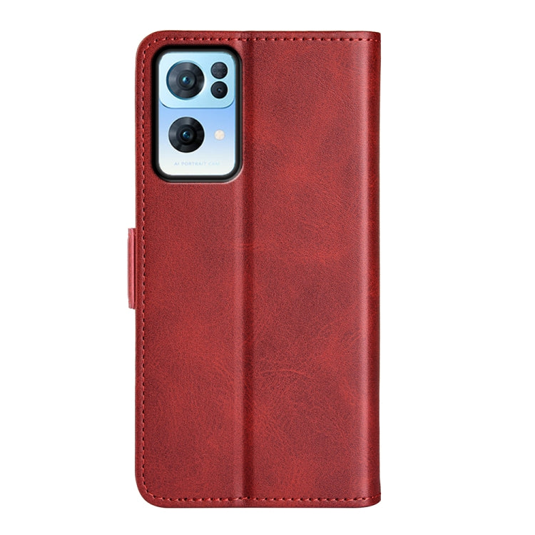 For OPPO Reno7 Pro 5G Dual-side Magnetic Flip Leather Case