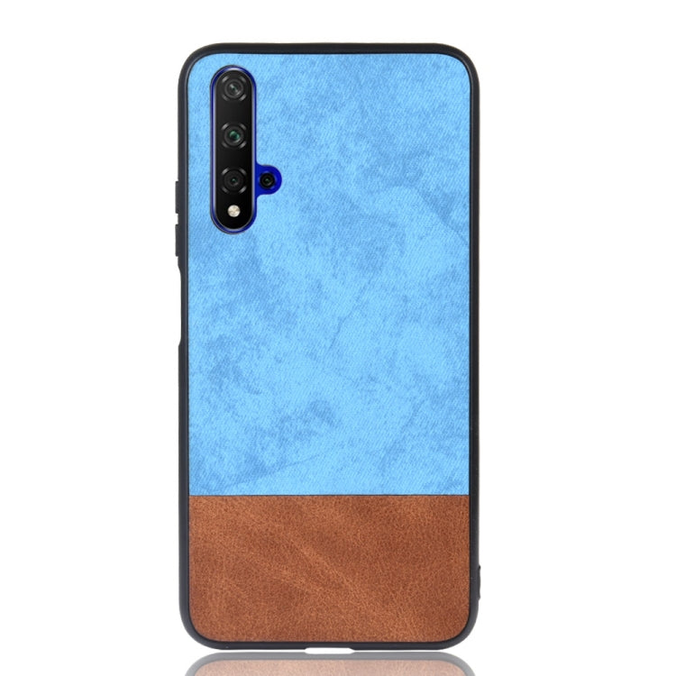 Shockproof Color Matching Denim PC + PU + TPU Protective Case For Huawei Honor 20