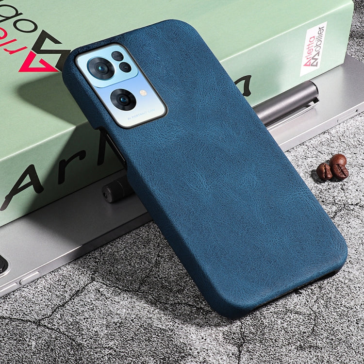 Ring Holder PU Phone Case For OPPO Reno7 Pro 5G